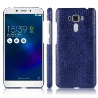 For Asus Zenfone 3 Laser ZC551KL Case Crocodile Pattern Hard PC with PU Leather Back Cover Case for Asus ZenFone 3 Laser ZC551KL