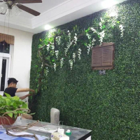 60 X 40cm Artificial plastic boxwood Grass mat Milan Grass for garden,home ,Store,wedding decoration Artificial Plants