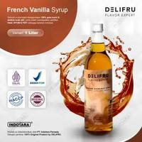 Delifru Syrup 1 Liter All Variant / Sirup Rasa Minuman Premium Kopi Restoran Cafe Roasted Hazelnut