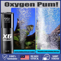 【Ready Stock】USB Oxygen Pump Portable Rechargeable 2400mAh Battery Super Silent Aquarium Oxygen Pump