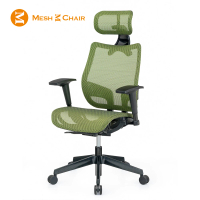 Mesh 3 Chair 恰恰人體工學網椅-附頭枕-蘋果綠(人體工學椅、網椅、電腦椅)