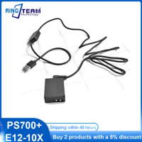 10Sets/Lot ACKE12 ACK-E12 CA-PS700 USB Cable Adapter Cable + LP-E12 DR-E12 DC Coupler for Canon EOS M M2 M10 M50 M100 Cameras