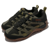 Merrell 戶外鞋 Alverstone GTX 男鞋 墨綠 橄欖綠 黑 防水 登山鞋 麂皮 耐磨 ML135447