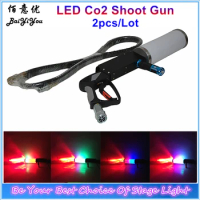 New Handheld Led Co2 Gun Cryo LED CO2 DJ Gun Jet Machine RGB LED Gun DJ Cannon LED Co2 Pistol Special Effect Equipment