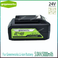 Greenworks 24V 5.0AH Lithium Ion Battery (Greenworks Battery) The original product is 100% brand new