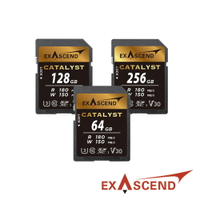 限時★..  Exascend Catalyst V30 SD記憶卡 64GB/128GB/256GB 公司貨【全館點數5倍送】【跨店APP下單最高24%點數!!】
