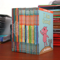 [จัดส่งทันที] 25 Books/Set An Elephant and Piggie Book Interesting Story Children's Picture English 