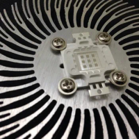 Aluminium DIY led Heatsink cooling for 10W 10watt High Power Led Panel,10w led diodes 18pcs/lots