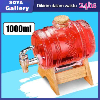 Dispenser Kulkas Mini 1 Liter Galon Air Kecil Ketel Minuman Dingin Keran Dispenser Bucket Mini Juice