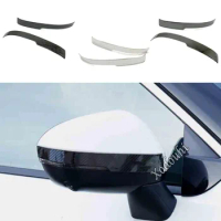 Car Eyebrow Front Side Rearview Mirror Strip Trim Styling Mouldings Accessories For Nissan X-trail Xtrail Rogue 2021 2022 2023