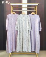 Milly dress armani silk / Milly gamis premium