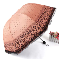 Aurora lm2468 creative lace parasol umbrella UV umbrella folded umbrella