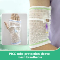 PICC Mesh Nursing Protective Sleeve Breathable Medical Elastic Bandage Indwelling Needle Fixation Li