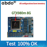 For gtx980m 8G display Kader aireware Laptop Motherboard. graphics board graphics gtx980m 8G 100% test OK