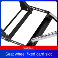 Simracing Bracket Foldable Seat Fixed Card Slot for logitech g29 steering wheel t300 thrustmaster playstation 4