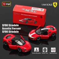 Mô hình xe đồ chơi Bburago tỷ lệ 1:64, chất liệu hợp kim, gồm các mẫu: Ferrari 812 Competizze SP3, 5