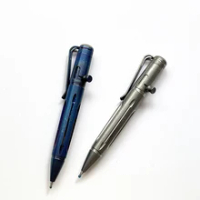 Titanium Alloy Mini EDC Tactical Pen Gun Plug Pen Hidden Signature Pen Broken Window Pen Emergency Self-defense Tool Pen