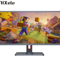 FYHXele 34 Inch Monitor 100Hz Wide Display 21:9 IPS 100Hz WQHD Desktop LED Gamer Computer Screen Not Curved DP/3440*1440
