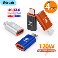 Elough Lightning to USB C Adapter PD120W OTG Connector for iPhone iOS Lightning Female to Type c male Converter Charging Adaptor