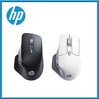 HP 惠普 Professor 1 無線/藍牙/有線 三模充電式 人體工學滑鼠(石墨灰、白)