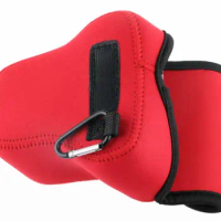 Neoprene Soft Lightweight Case Pouch For sony NEX6 A6000 A6300 A6100 A6400 A6500 A6600 Camera Bag red grey pink blue color