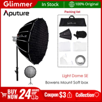 Aputure Light Dome SE Lightweight Portable Softbox Flash Diffuser Bowens Mount LED Light for Amaran 100D/X 200D/X 120DII 300DII