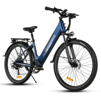 2024 New RS-A01 Pro 32km/h 36V 15A SAMEBIKE 500W 27.5'' folding ebike electric mountain bikes cheap city electric bike woman