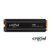 美光 Micron Crucial T500 2TB 含散熱片 PCIe  NVMe M.2 SSD CT2000T500SSD5