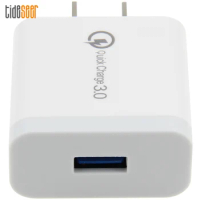 QC3.0 Quick Charge 3.0 Fast Mobile Phone Charger US Plug Wall Travel USB Charging Power Adapter for iPhone Samsung Xiaomi 500pcs