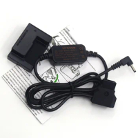 12-24V Step-down Cable To D-TAP Dtap ACK-DC50+DR-50 NB-7L dummy battery For Canon PowerShot G10 G11 G12 SX30IS