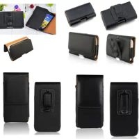 Belt Clip Holster Universal PU Leather Pouch Case Cover For Sony Xperia XZ1 Compact/Xperia R1 Plus Xperia XA1 Plus Dual XZ1 Dual