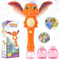 Dinosaur Bubble Wand Toys for Kids Age 3 4 5 6 7 8 Years Old: Bubbles Machine for Kids Toddler Outdo