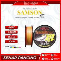 SENAR RELIX NUSANTARA PE SAMSON X12 | 300 METER | RAINBOW PE JIGGING | SENAR PANCING BENANG PE PE 6
