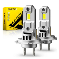 AUXITO 2Pcs H7 LED Headlight Bulb with Fan Canbus Error Free 12V for Kia Rio 2017 Sportage 3 011-2015 K5 K3 Ceed jd Optima 60W