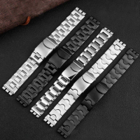 Substitute Swatch watch Strap YCS YAS YGS IRONY men's and women's steel watch band 19 17mm