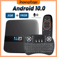 HONGTOP H20 Smart Android TV Box Android 10.0 2GB 16GB 4K HD Voice Assistant TV Box Android 3D Play Store Free Shipping TV Box