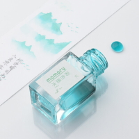 鋼筆用非碳素彩墨墨水紅藍黑墨水玻璃筆蘸水筆彩色墨水分裝18ML