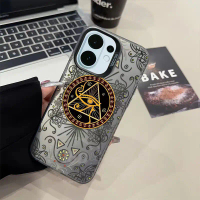 เคสโทรศัพท์สำหรับ Vivo V60, เคส V60 Lite ลายตาชั่วร้าย กันกระแทก พร้อมขอบซิลิโคนอ่อนนวล ความรู้สึกแบ