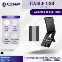 TRIPLEDI Kabel Data TD6102 Multiple Adapter Converter Charger Micro USB Type C Lightning Connector P