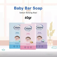 Cussons Baby Bar Soap 60g - Sabun Batang Bayi Mild & Gentle / Soft & Smooth / Fresh & Nourish - Sabu