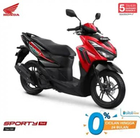 Honda VARIO 125 CBS Sepeda Motor Red Black Depok dan Bekasi