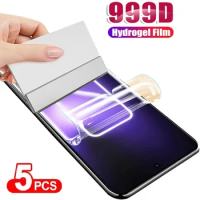 5Pcs Hydrogel Film For Realme GT 5 Master Edition Explore Screen Protector For Realme GT Neo 5 3T 3 2 Pro Clear Front Soft Cover