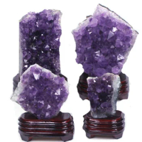 Amethyst Cave Amethyst Cluster, Demagnetizing Crystals, Raw Stone Ornament, Housewarming, Home Jewelry
