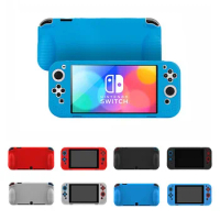Nintendo Switch OLED Case Cover Anti-slip NS Game Console Soft Silicone Case Dustproof Protective Cover Case