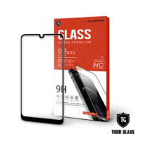 【T.G】LG Q60 全包覆滿版鋼化膜手機保護貼(防爆防指紋)