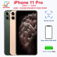 Apple iPhone11Pro iPhone 11 Pro 5.8" Original Super Retina XDR OLED Face ID 4GB 64/256/512GB A13 98%