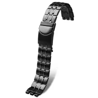 HAODEE For Swatch Men steel watch Metal strap YVS451 YVS435 YCS443G watchband accessories 19mm 21mm watchbands