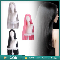 Wig Hitam Wig Base 100cm Rambut Wik Cosplay Wig Rambut Palsu