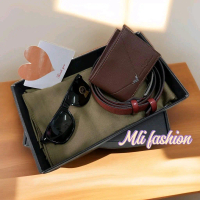 Gift Set Wallet And Belt / Beg Duit Lelaki Hadian Lelaki / Men Wallet And Men Belt Set
