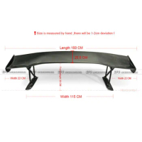 Applicable to Civic Japanese Fd2 Refits Js Carbon Fiber Gt Rear Spoiler Trunk Large Tail Wing